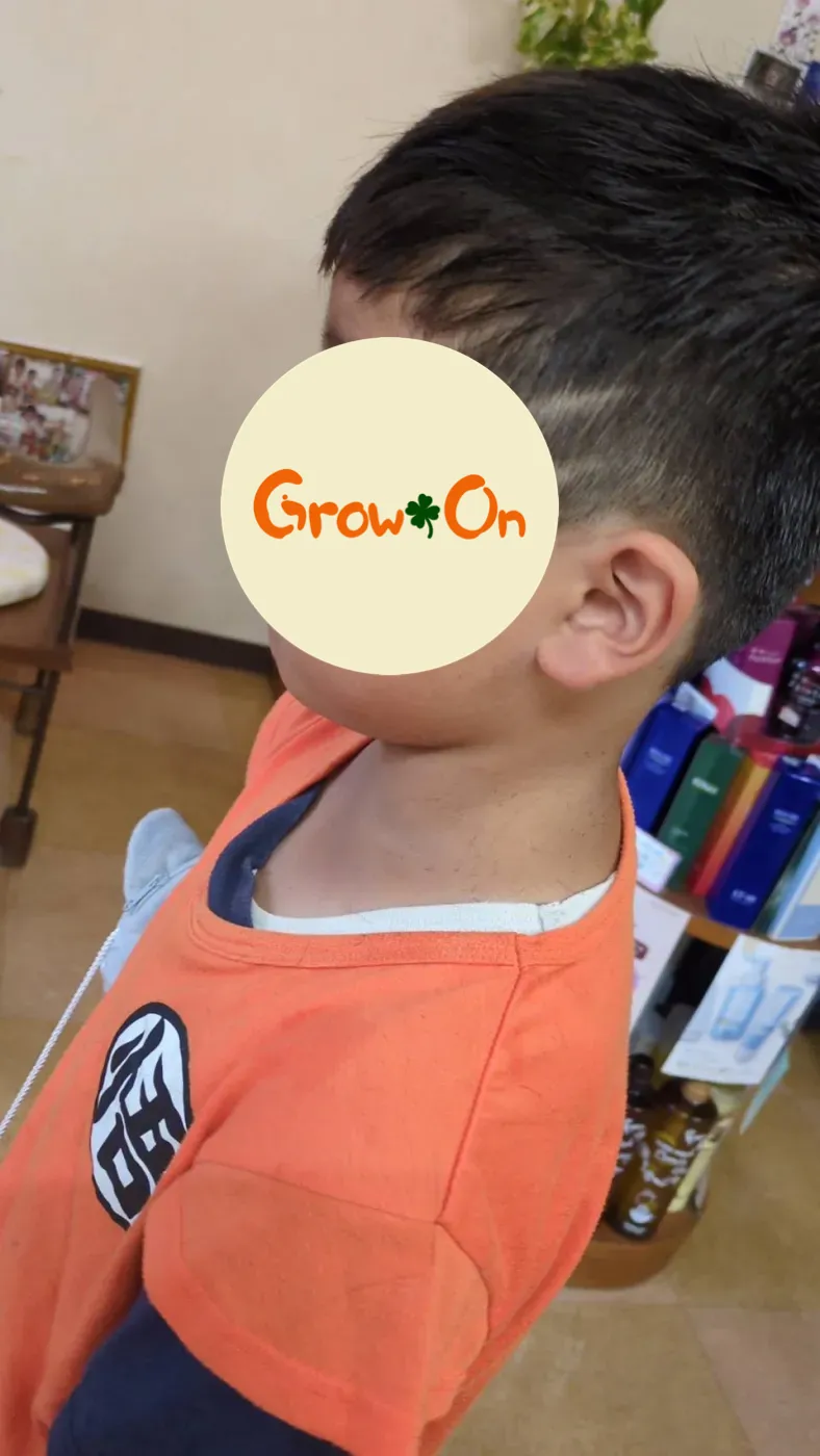 お子様のショートヘア