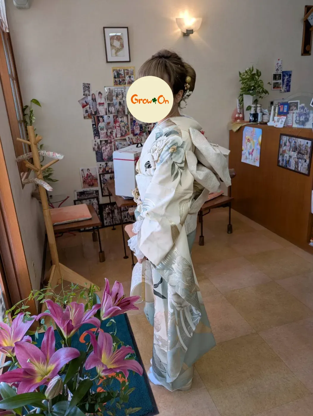振袖とまとめ髪