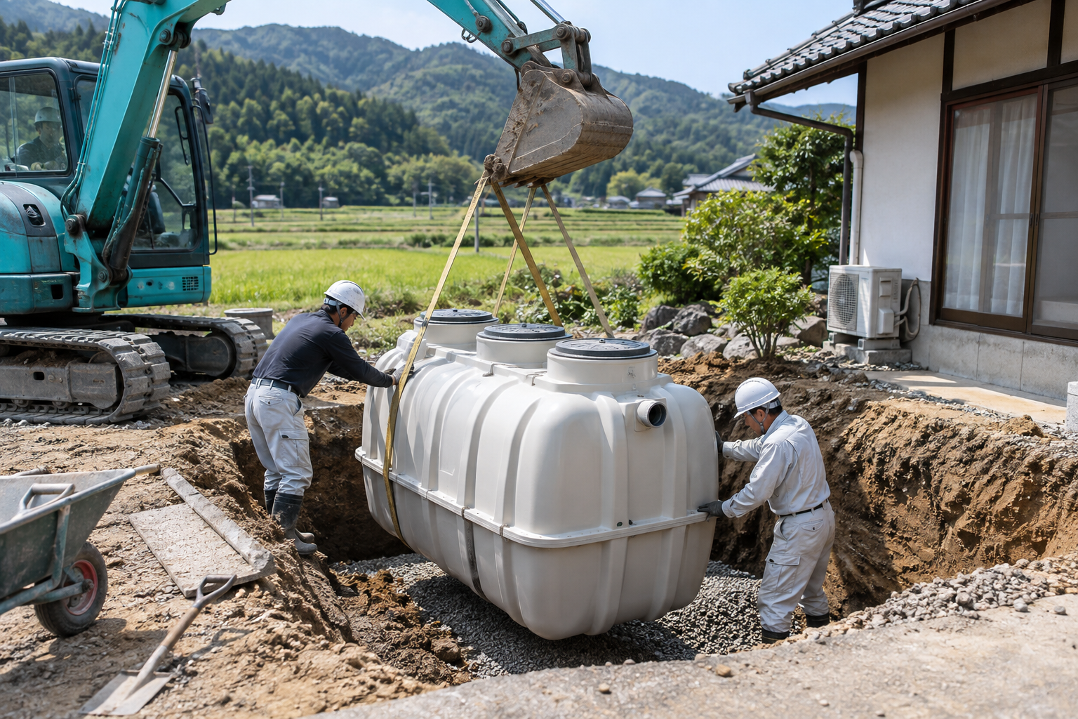 浄化槽設置工事