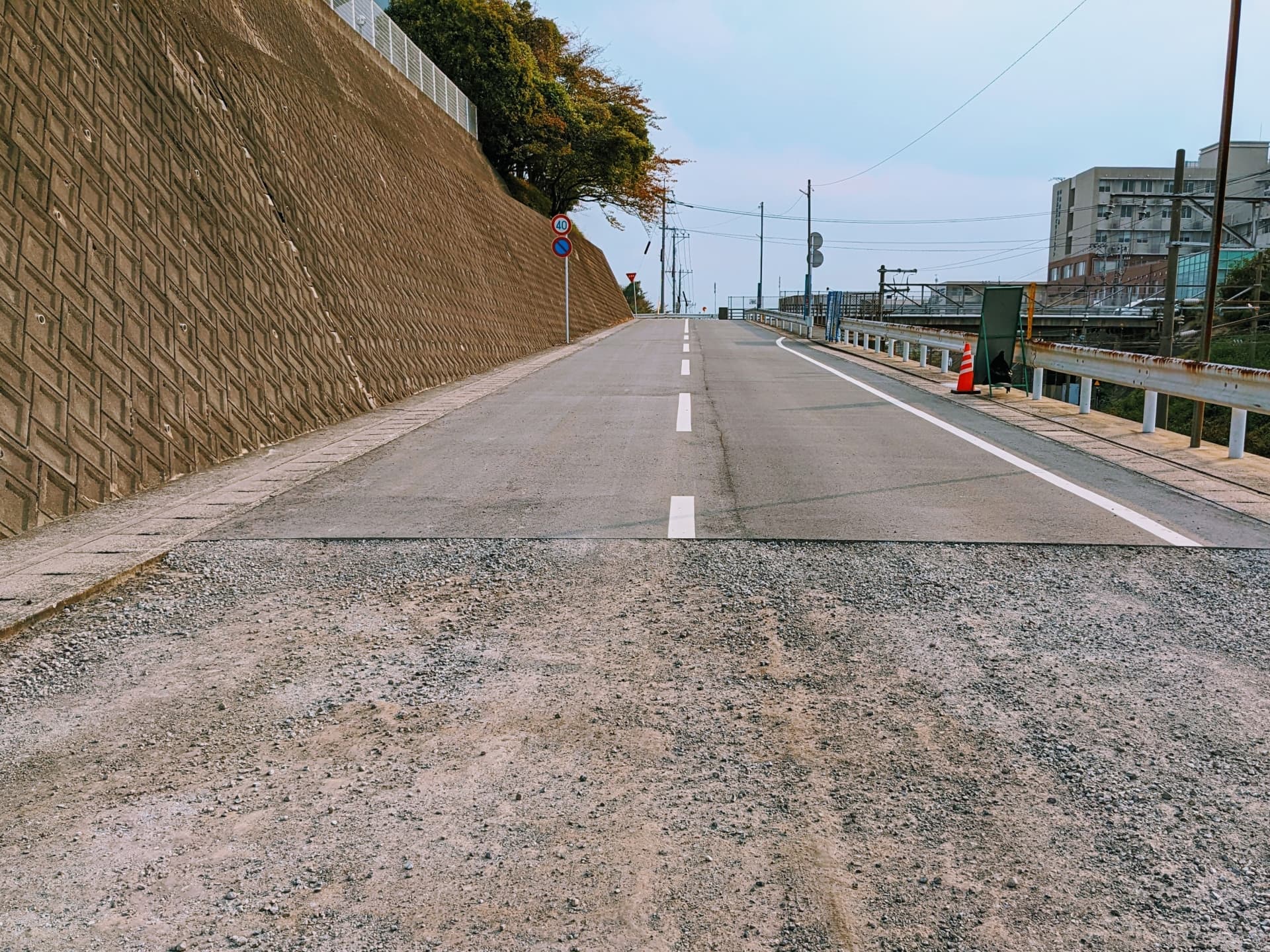 道路改良工事の完成