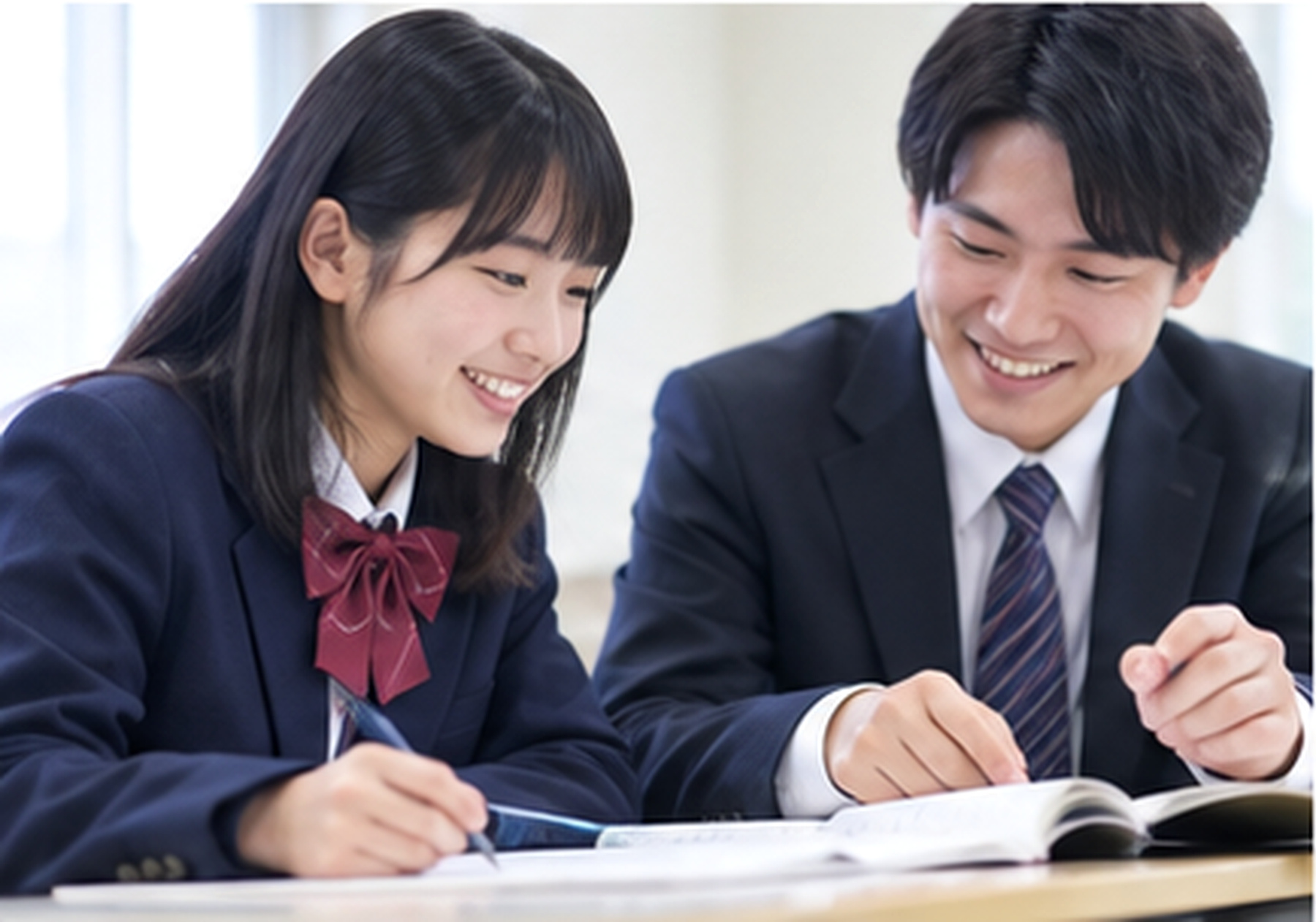 1：2の個別指導の様子
