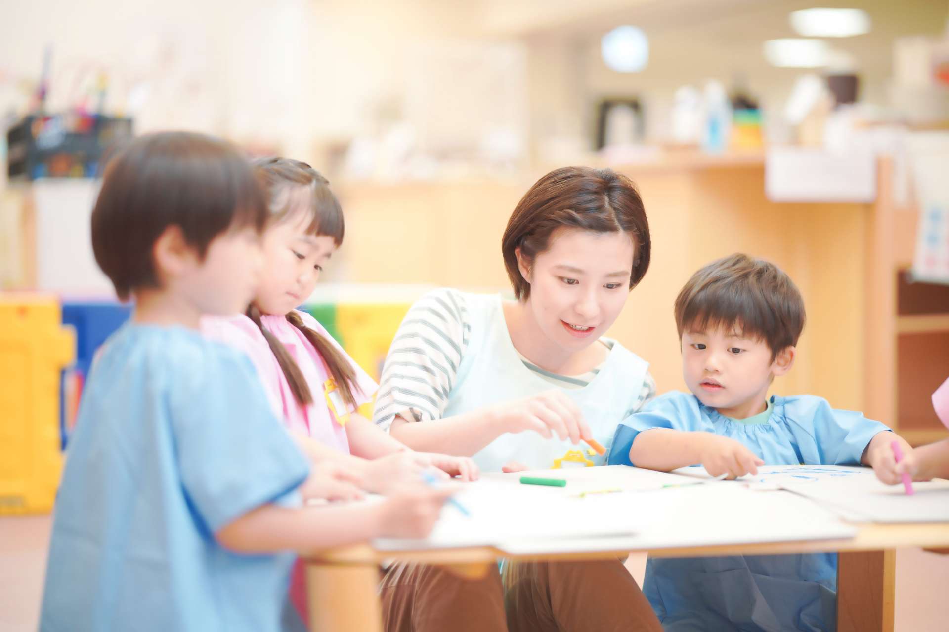 園での支援の様子