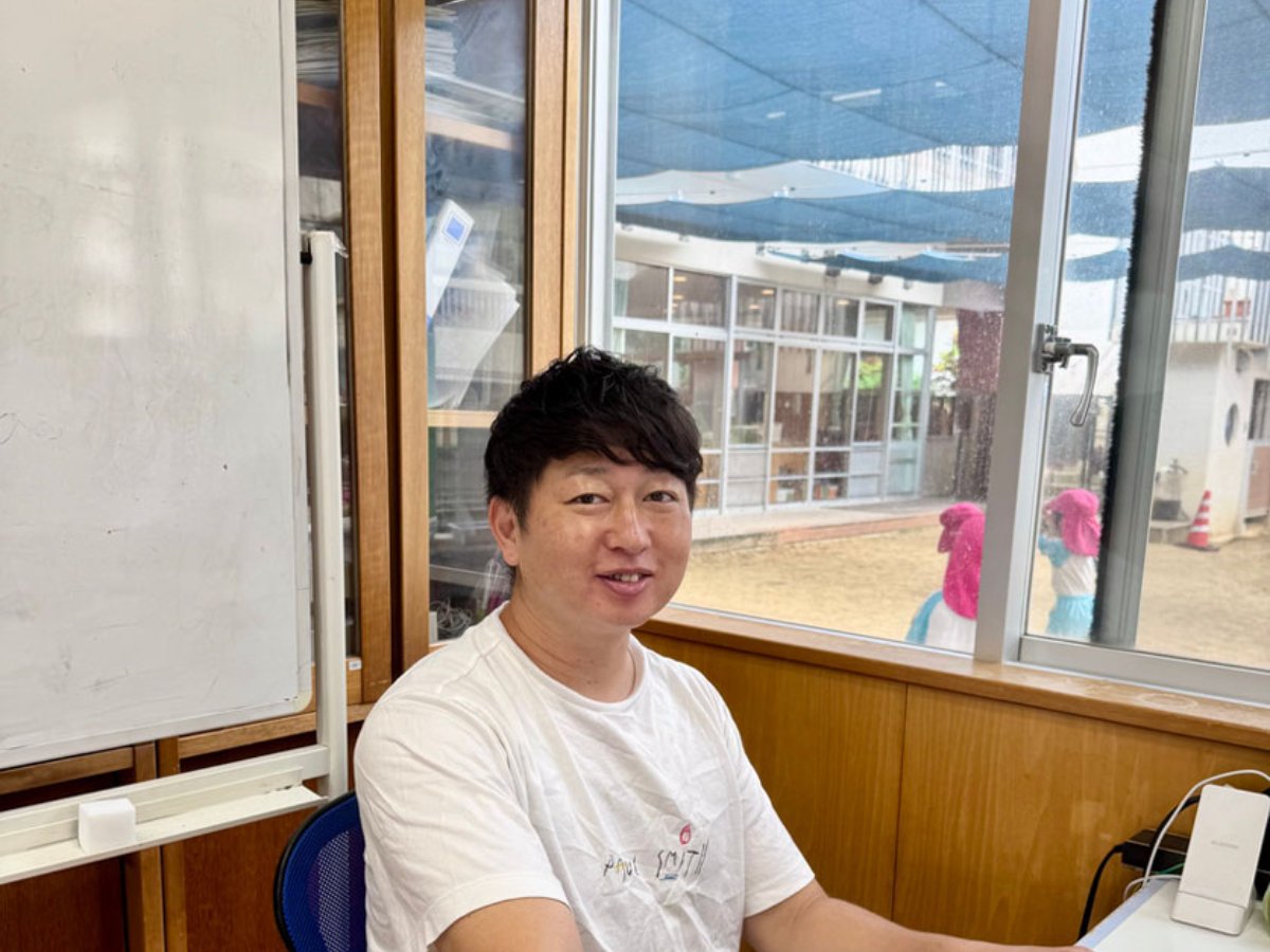 嘉数こども園 園長 新垣健太