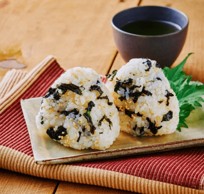 黒ばら海苔のおにぎり