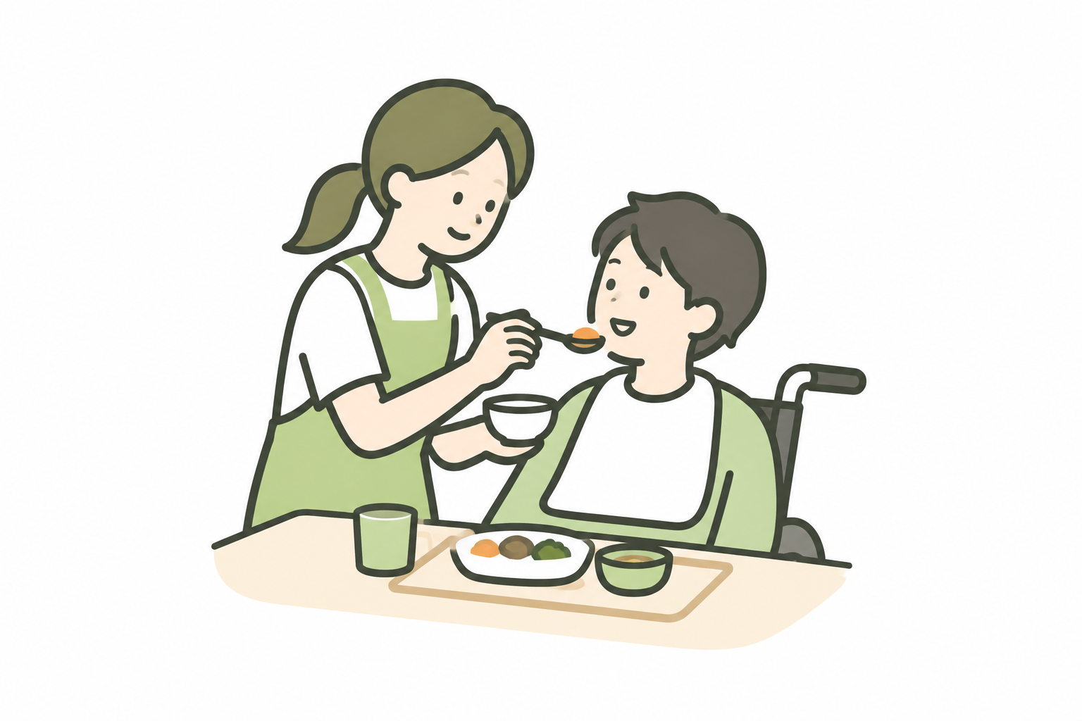 居宅介護のイラスト