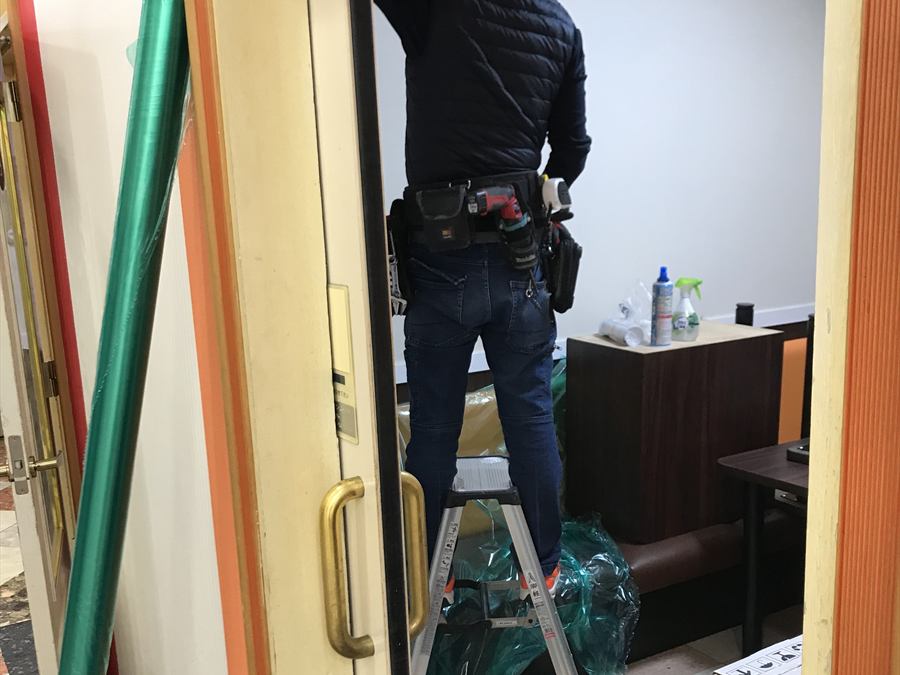 カラオケまねきねこ 秦野渋沢店の施工写真5