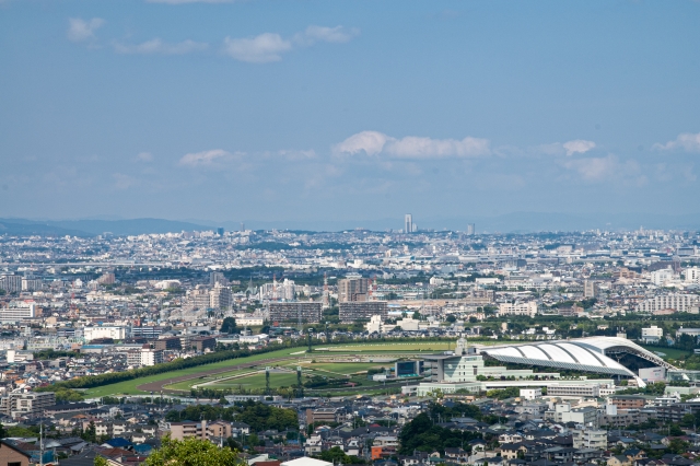 阪神エリアの街並み