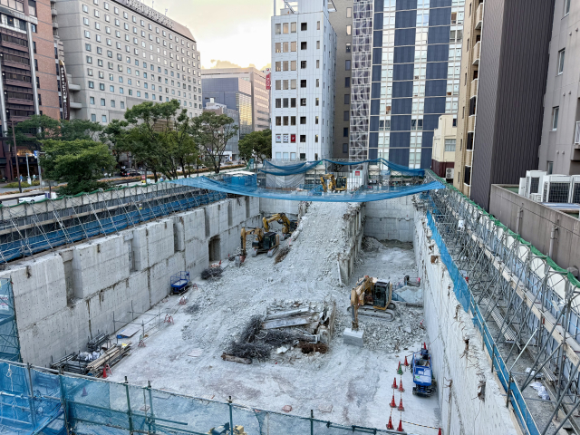 解体工事の現場