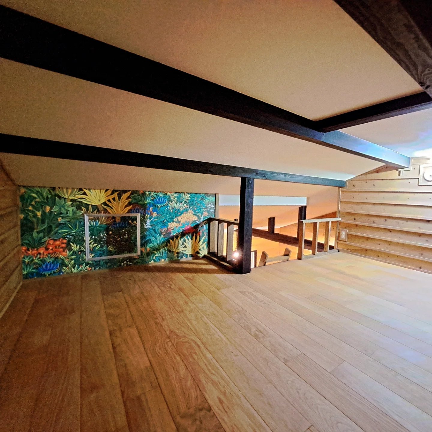 施工写真：山小屋