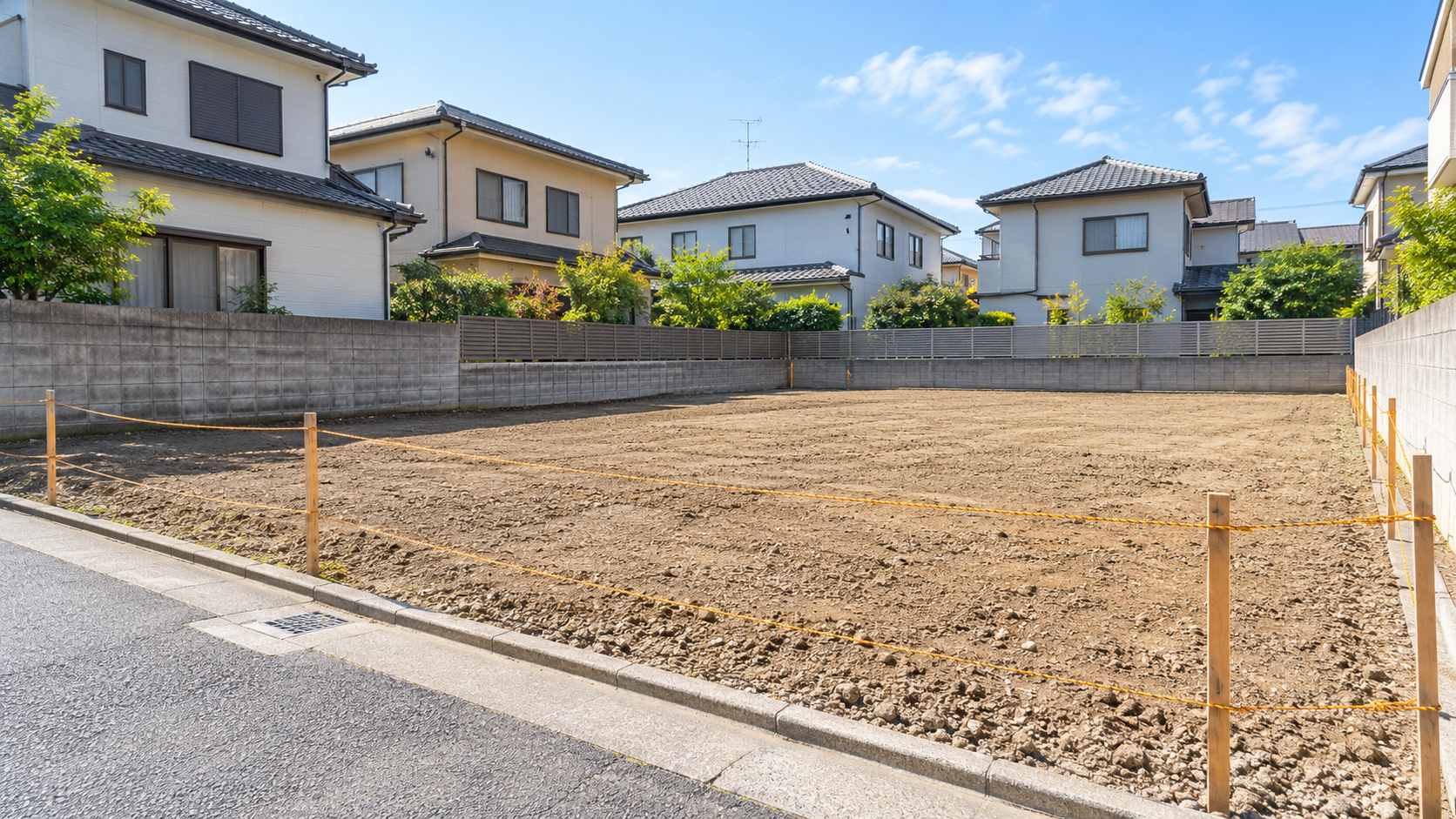 解体後の更地