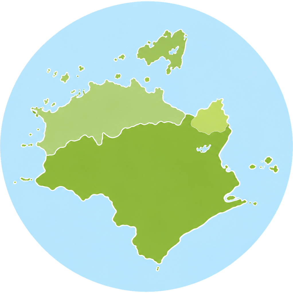 徳島県・香川県東部の対応エリアマップ