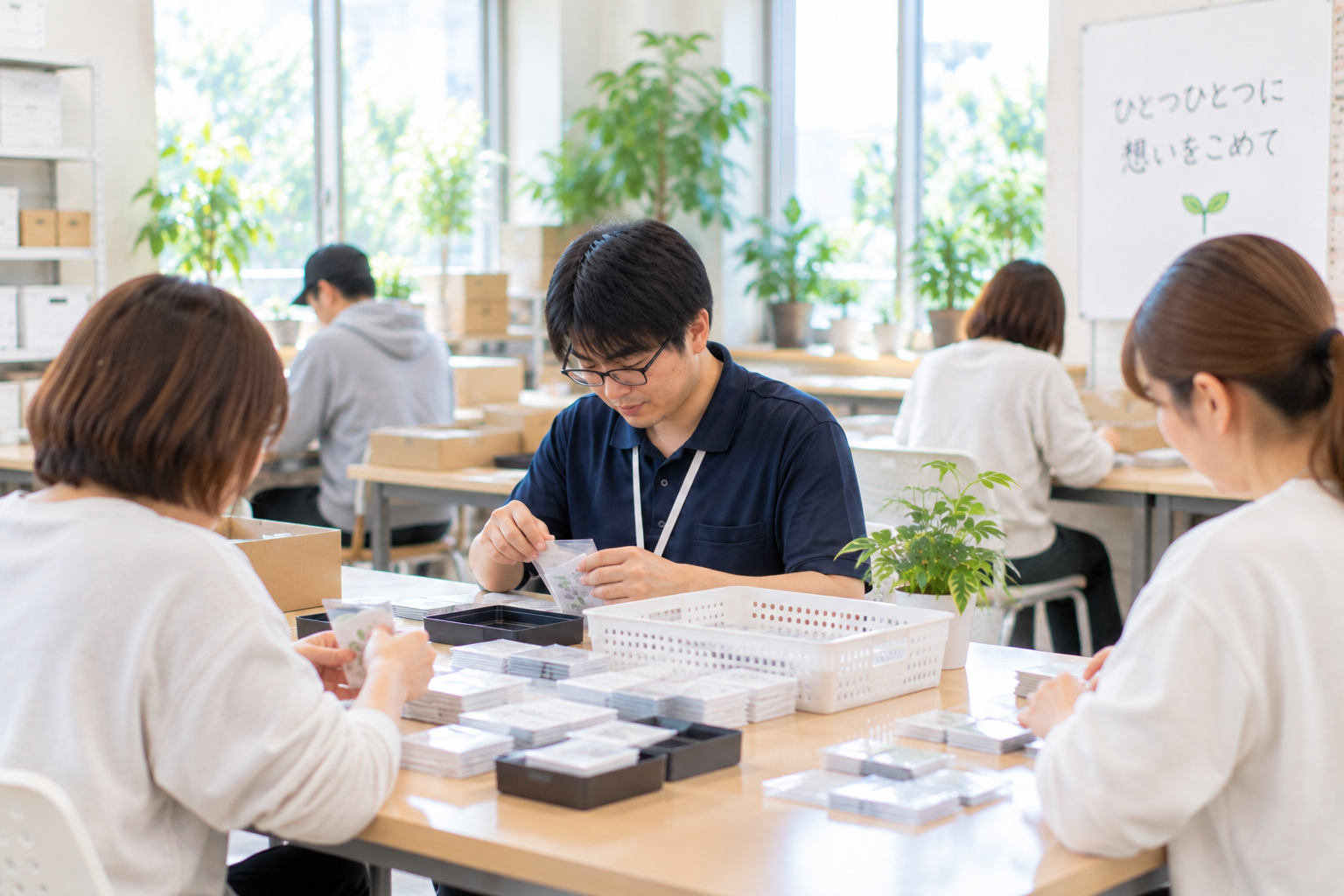 作業の様子