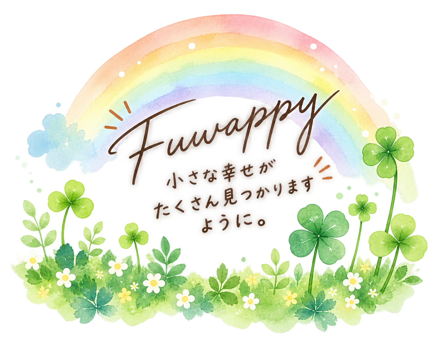 Fuwappy 小さな幸せが、たくさん見つかりますように。