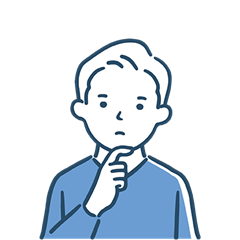 考えるご本人のイラスト