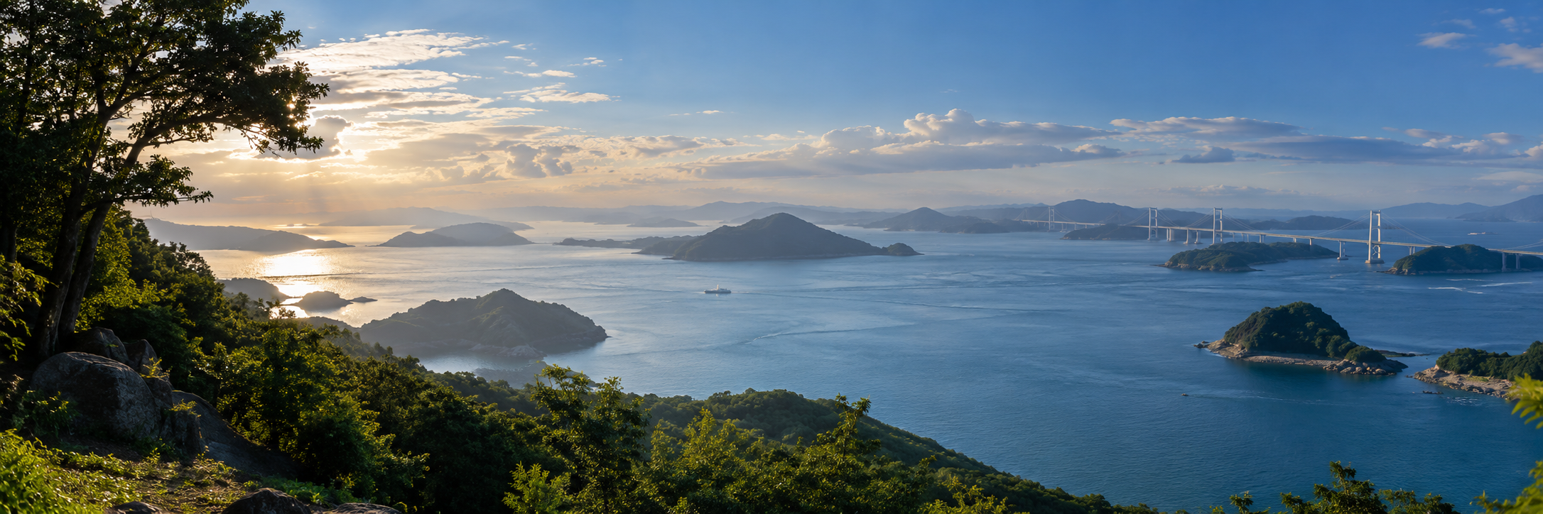 淡路島の海と橋
