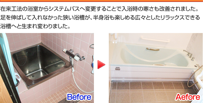 浴室改修の施工前