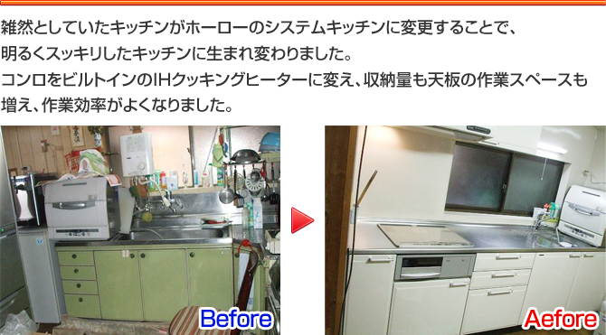 キッチン交換の施工前