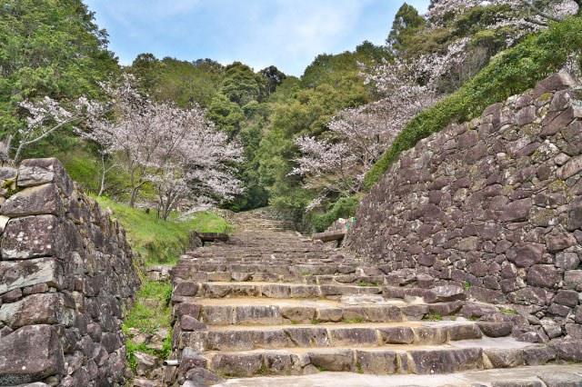 安土城跡の石段