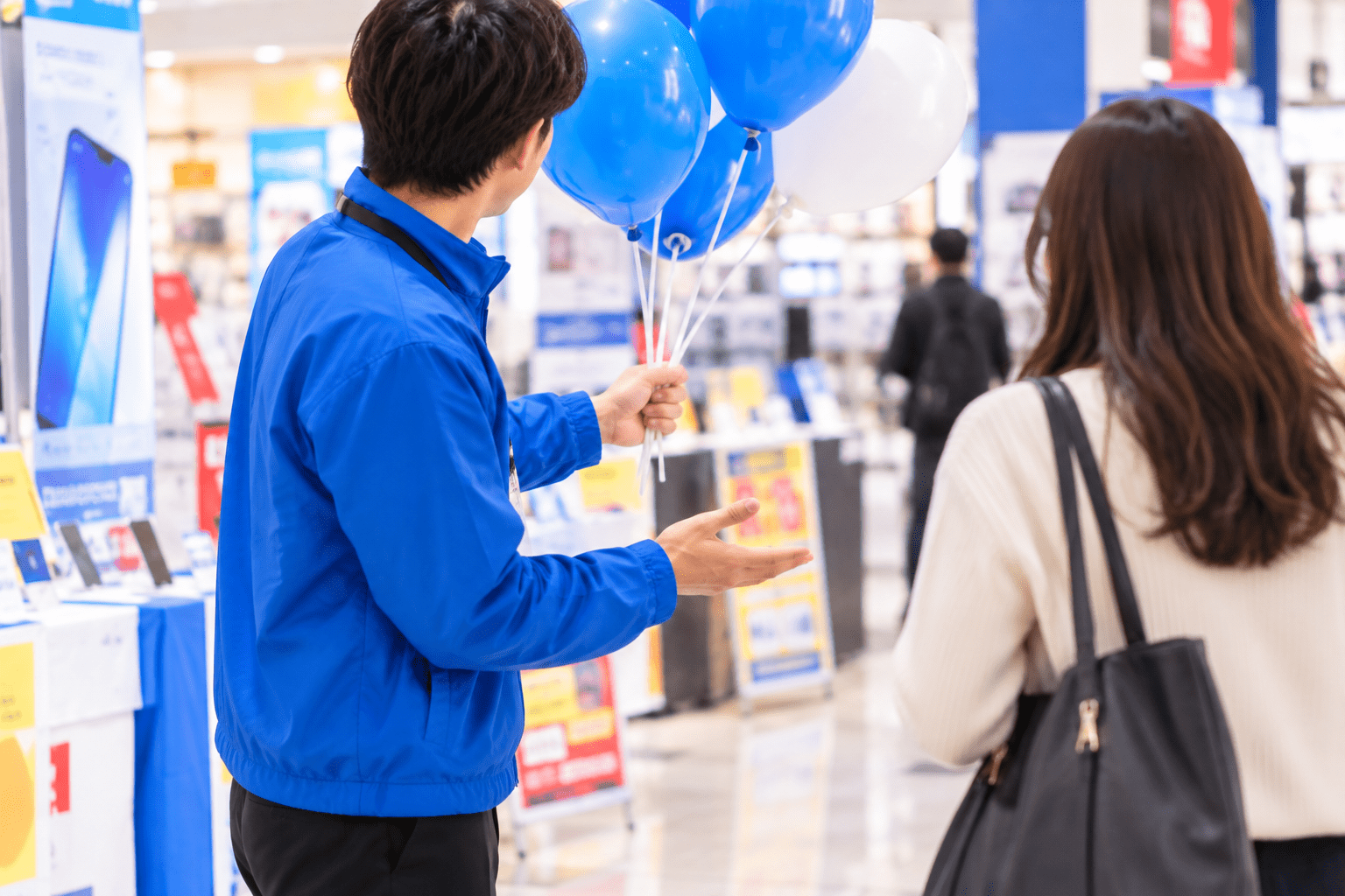 イベント会場での声かけ