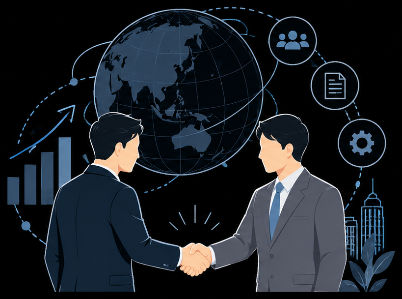パートナーセールス事業イラスト