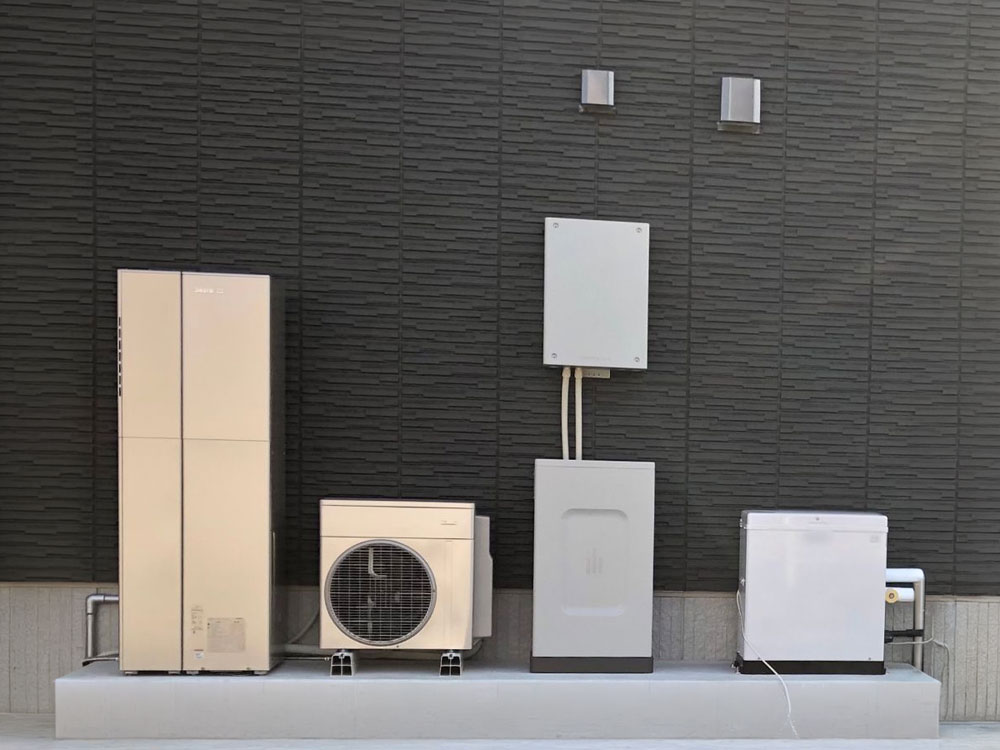 エコキュート・エアコン室外機・蓄電設備