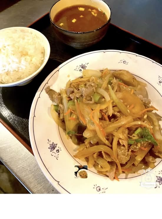 牛肉カレー炒め