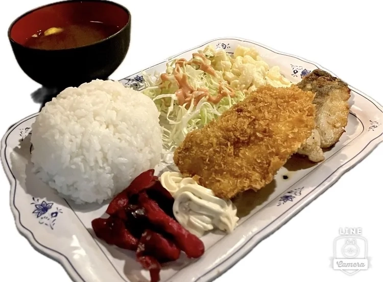 ③白身魚バタフライ