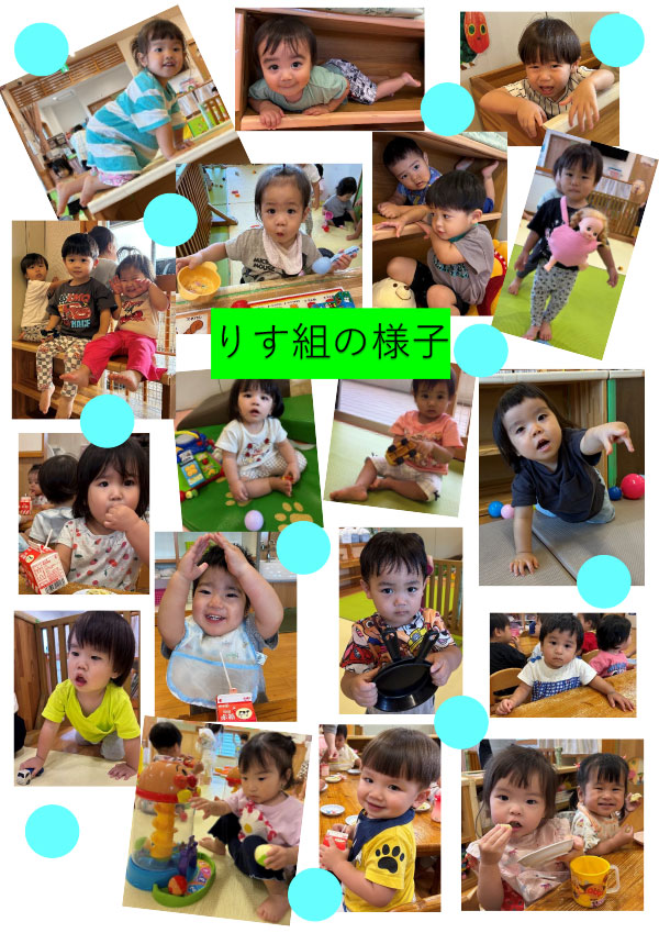 りす組 最近の様子
