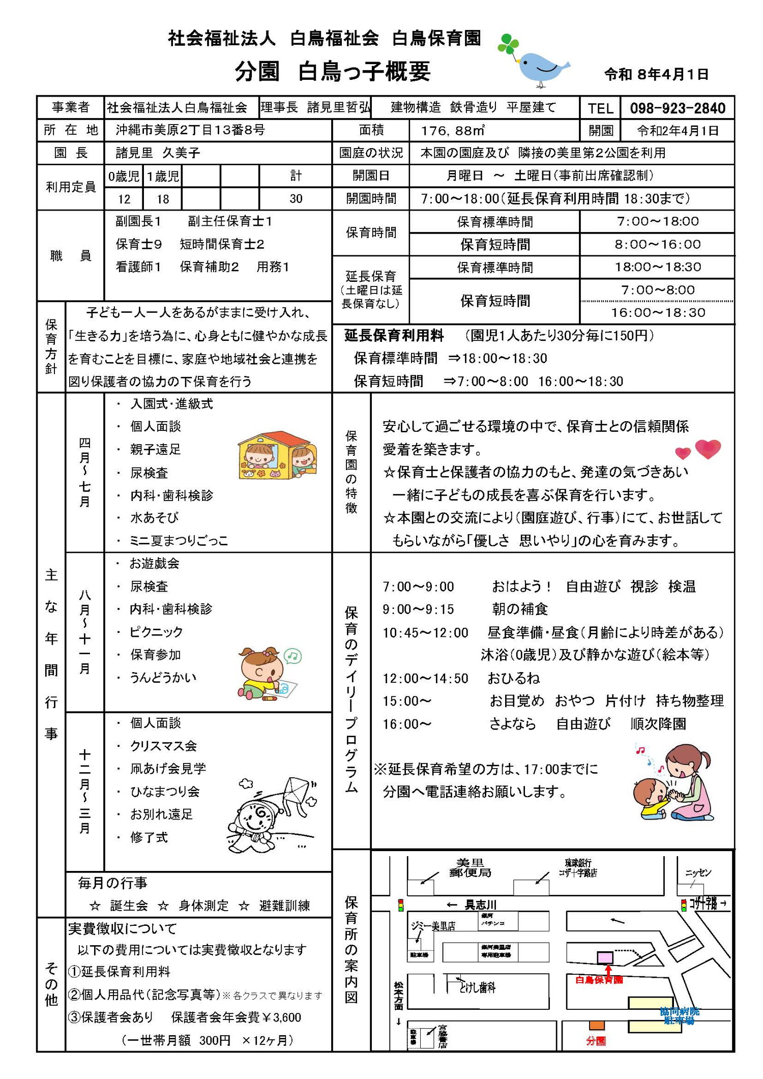白鳥保育園分園白鳥っ子の概要